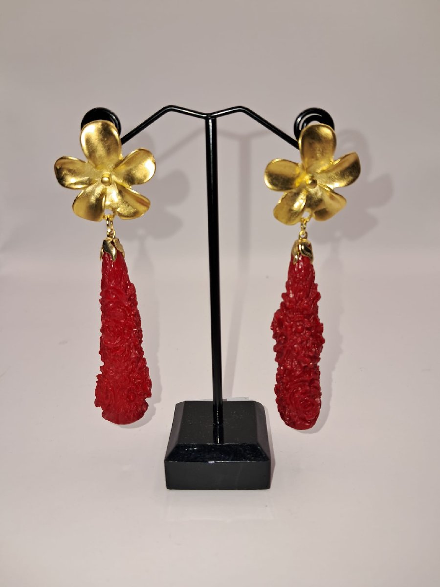 Pendientes flor