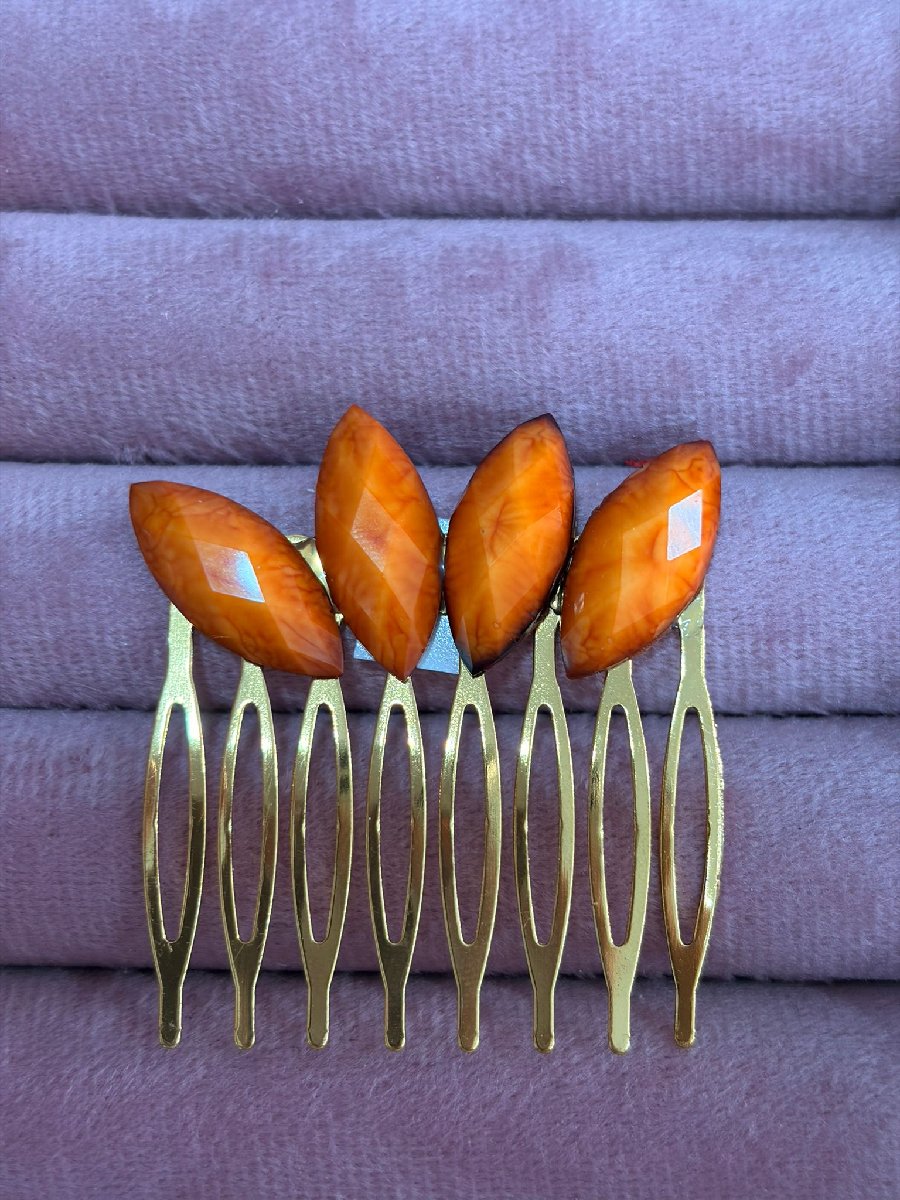 Peineta naranja