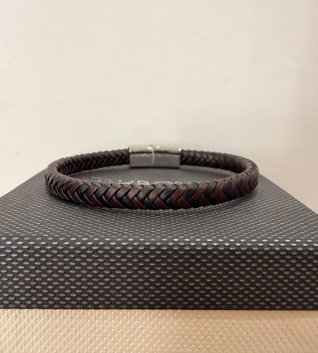 Pulsera piel trenzada