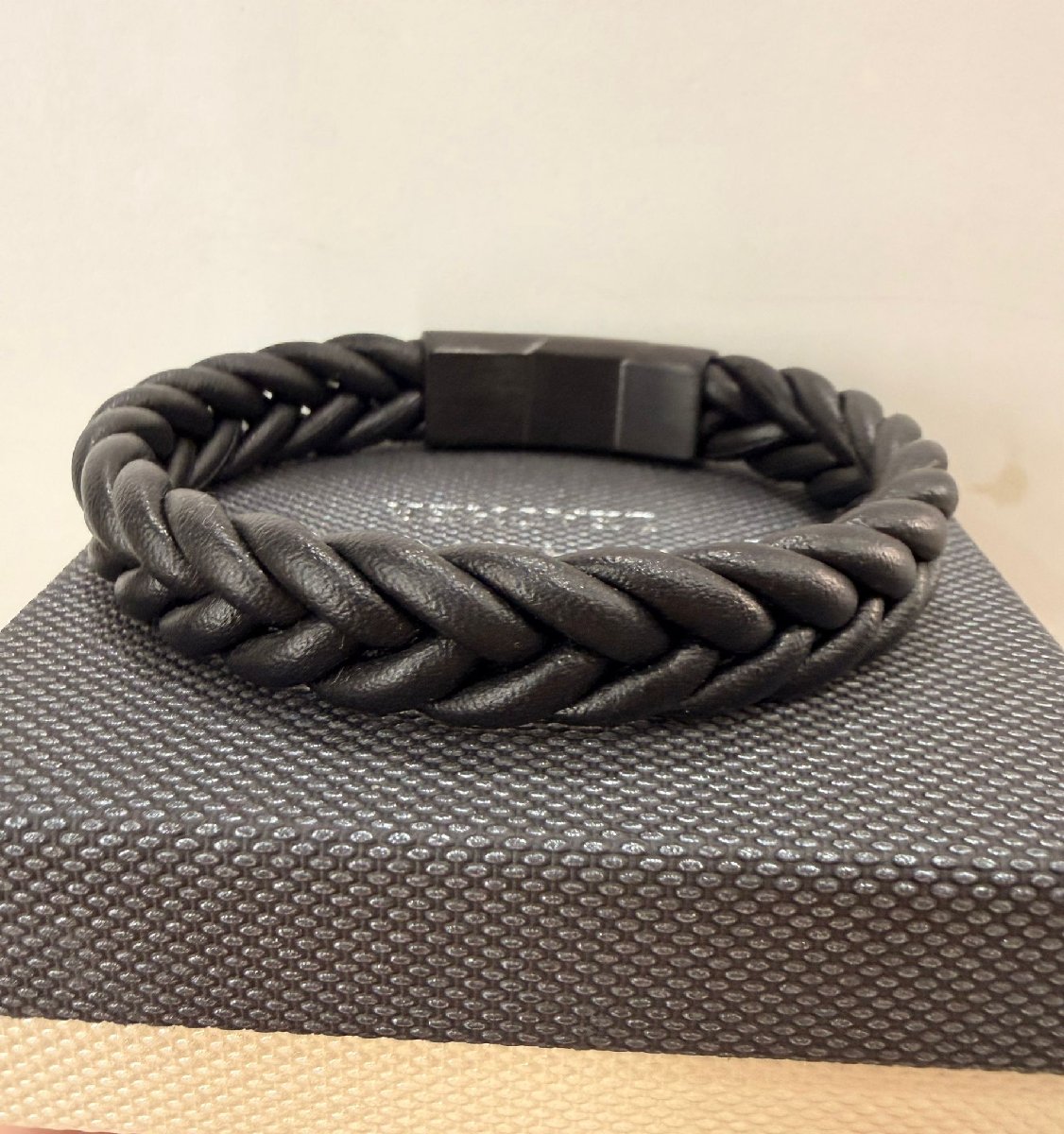 Pulsera piel trenzada