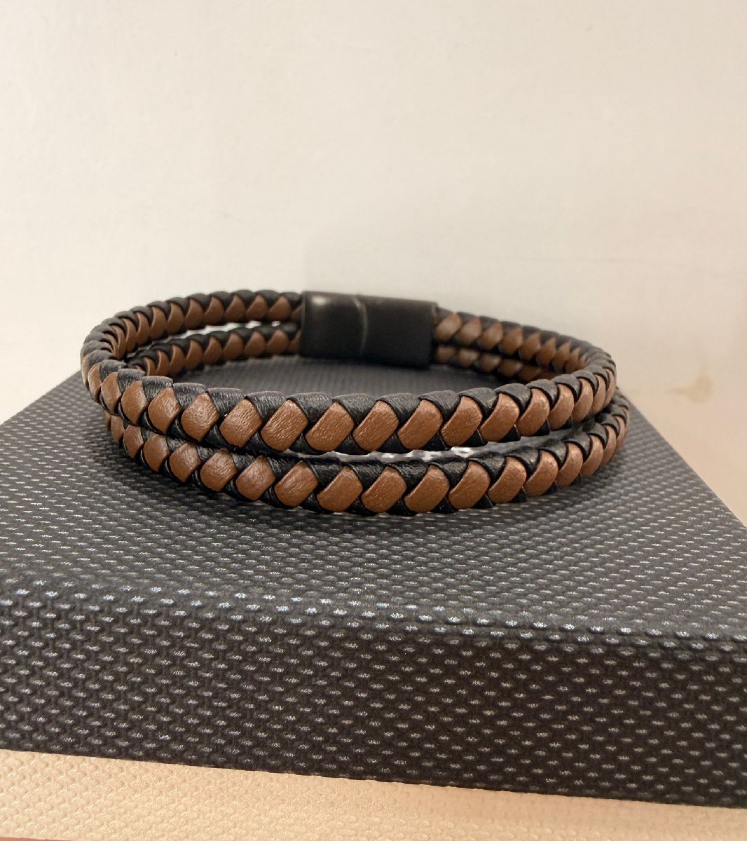 Pulsera piel doble