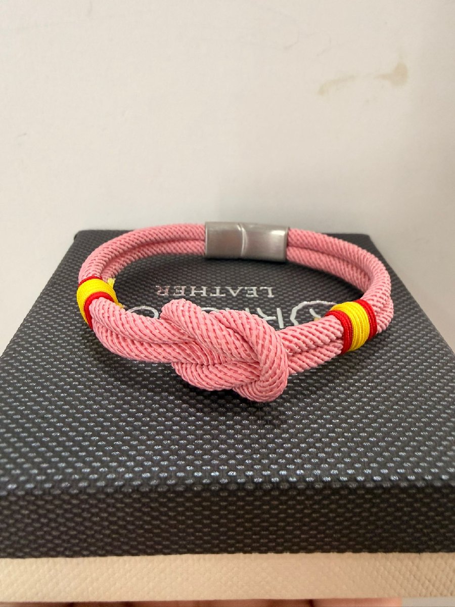 Pulsera nautica rosa