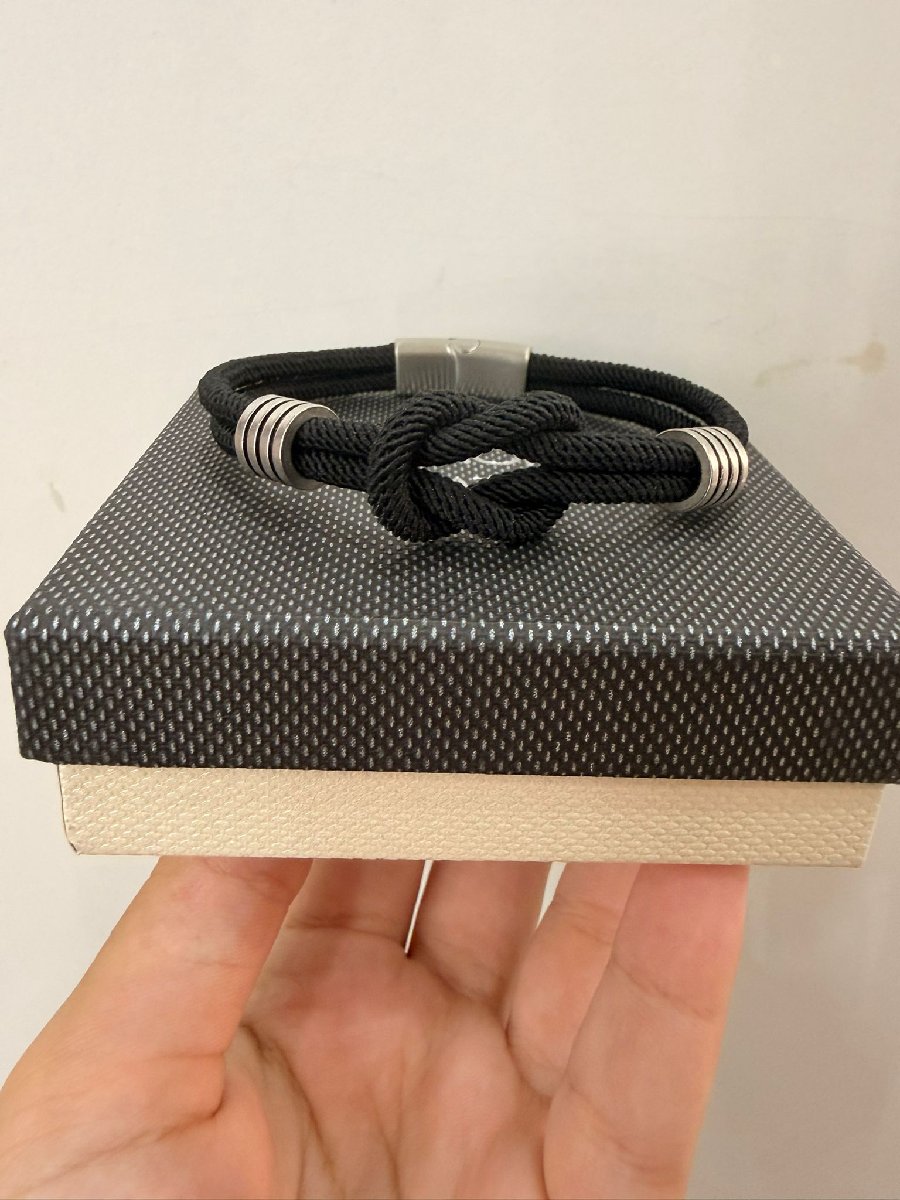 Pulsera nautica negra