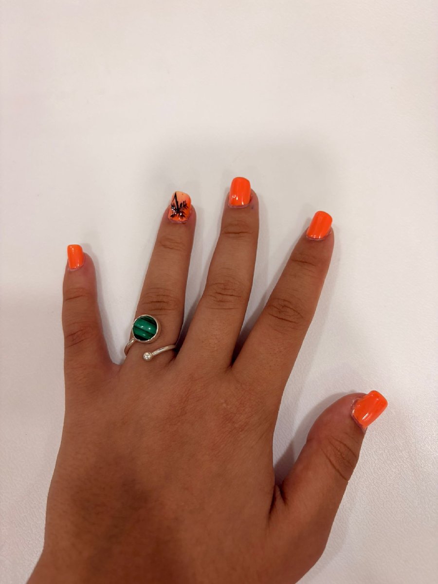 Anillo malaquita