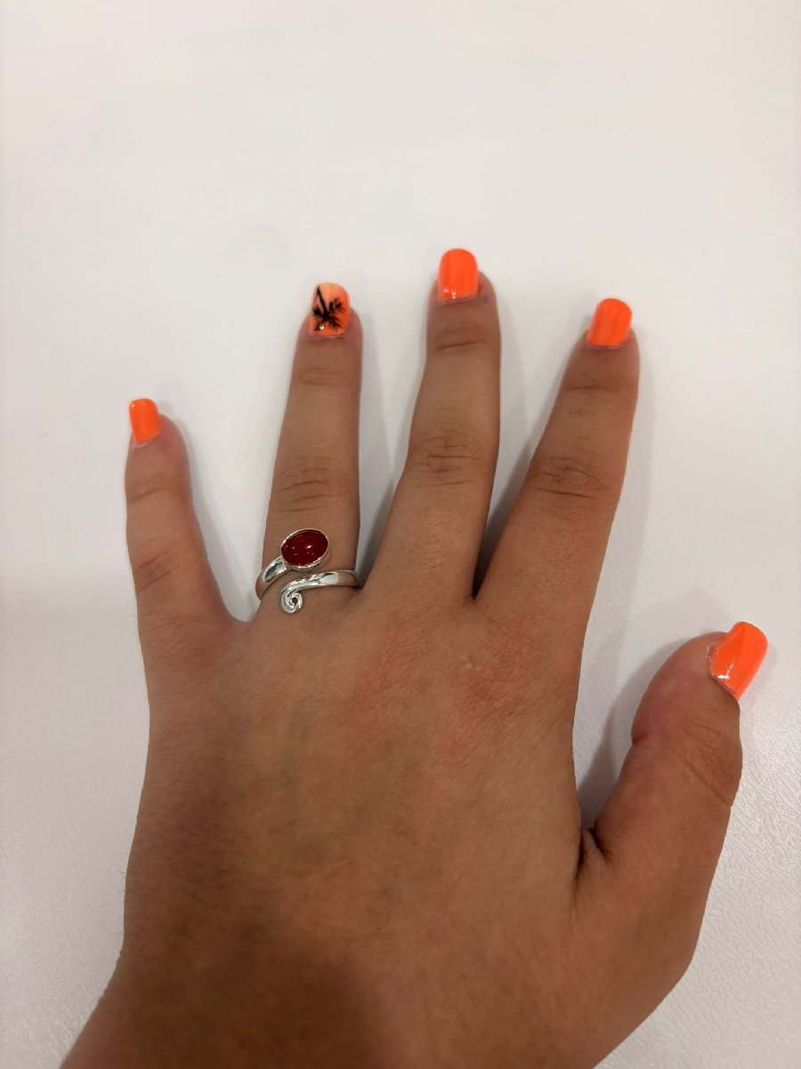 Anillo cornalina