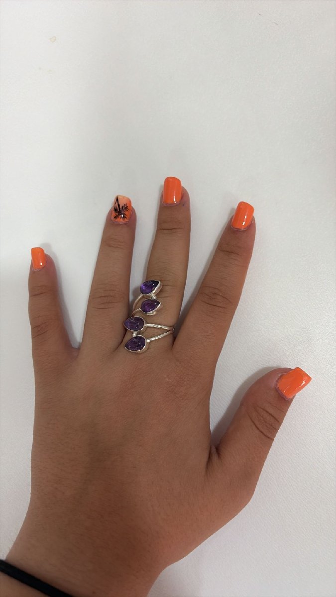 Anillo amatista