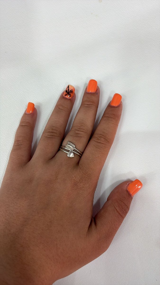 Anillo corazon y flecha