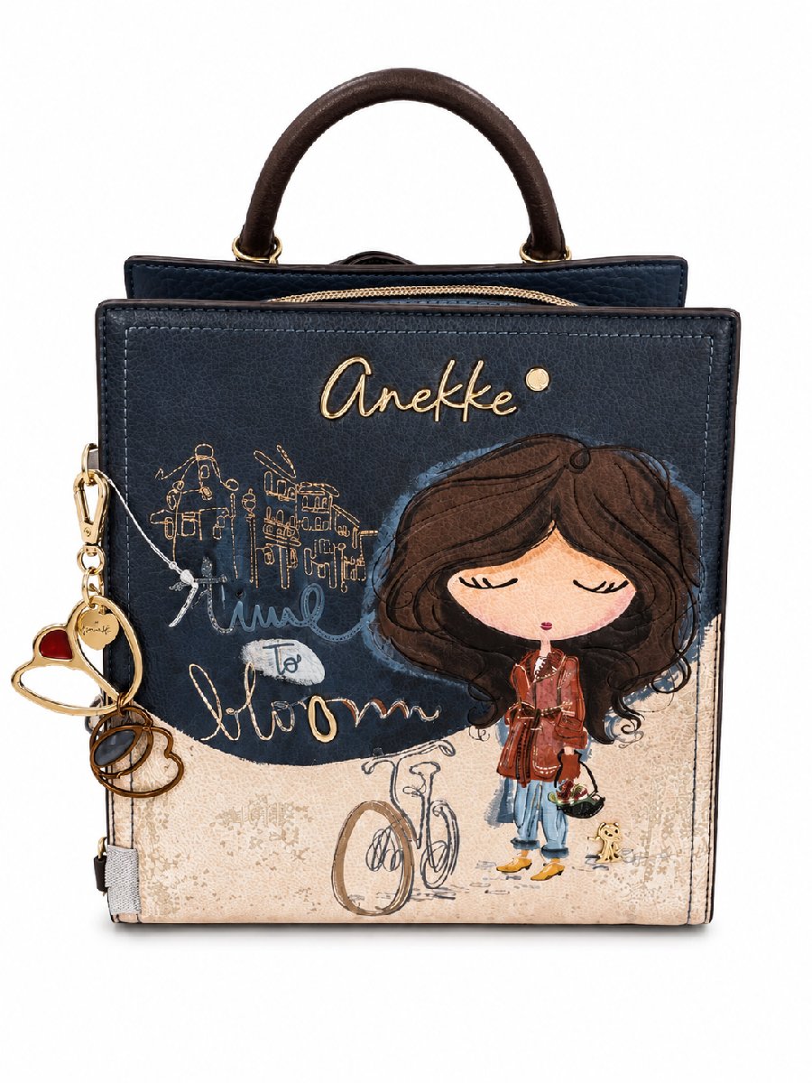 Mochila cuadrada Tulip Multicolor Anekke