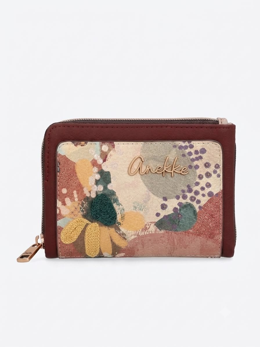 Billetero blando mediano blossom Multicolor Anekke